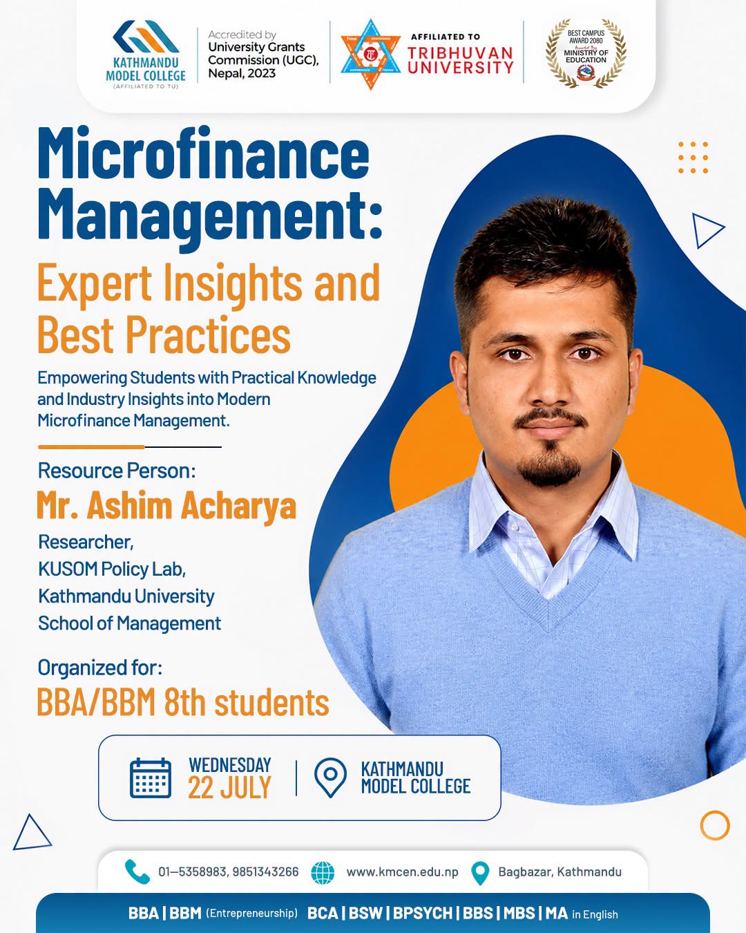 Expert Session on Microfinance Management: Expert Insights and Best Practices